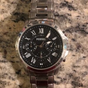 Fossil Grant Chronograph Stainless Steel Watch